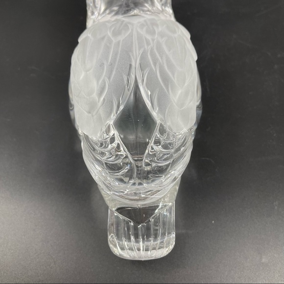 Vintage Clear Glass Duck Dish w/ Fitted Lid Clear & Frosted Heavy - Picture 7 of 11